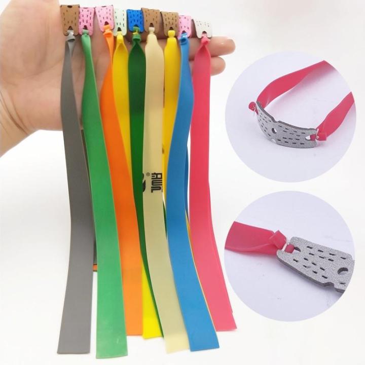 10pcs%EF%BC%88lot%EF%BC%89%20Powerful%20Elastic%20Flat%20Rubber%20Band%20Practical%20Thickness%20Bungee%20Kit%20Set%20For%20Outdoor%20Sports%20-%20Image%202