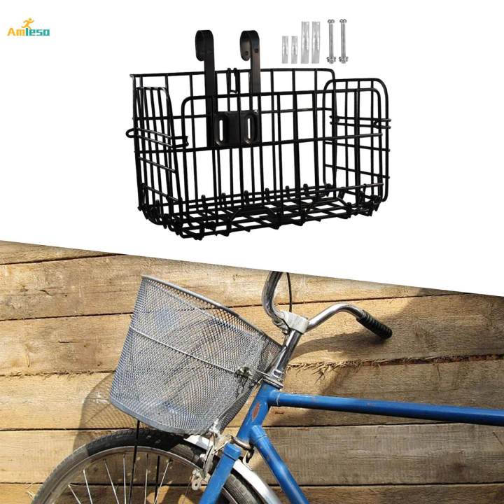 Folding%20Bike%20Front%20Basket%20Bike%20Wire%20Basket%20with%20Handles,%20Easy%20Installation%20on%20Front%20Handlebar%20for%20Bike%20Accessories%20Frame%20Basket%20Bag%20Cargo%20Rack%20-%20Image%205