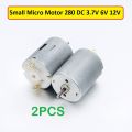 2PCS-280 Small Micro Motor 3V-6V For Toy Car Boat Mini Drill Motor 280 Motor For Mini Fans 3V Motor. 