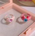 Funny Black Cat Combination Monster Ring Big Eyes Boy Sweet Cool Cartoon Cute Girlfriends Couple Finger Gift Jewelry. 