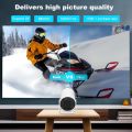 Android Smart Projector HY300 4K Home Theatre WiFi Bluetooth portable Projector New Projector Smart Mini Preojector.