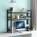 Table Organizer H28*L30 Inches Iron Lateral Filing Display Shelves Book Shelf Shelf Standing Table Top Space Saving Premium Solution.