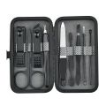 9Pcs Nail Clippers Manicure Set Portable Travel Stainless Steel Nail Cutter Pedicure Tool Kit Fingernail Suit. 