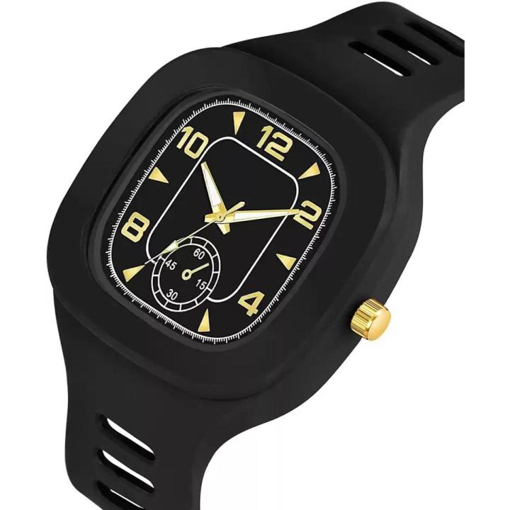 square%20analog%20watch%20Analog%20Watch%20-%20For%20Boys%20Square%20Dial%20Analog%20Watches%20with%20Silicon%20Strap%20Stylish%20Designer%20Watch%20-%20Image%202