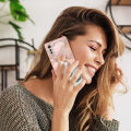 Marble Pattern Ring Holder Slim Phone Case For LG Velvet 4G / Velvet 5G / G9 Velvet Phone Case Metal Kickstand Cover.