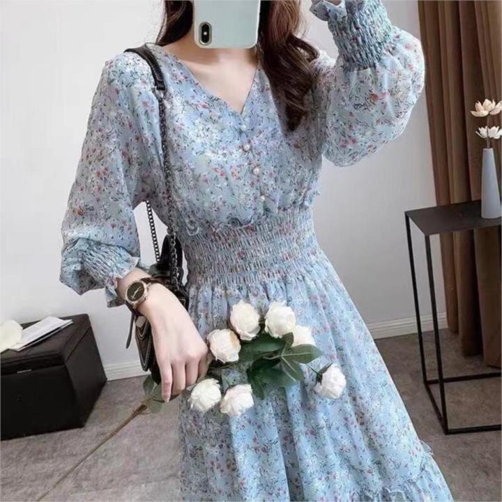 Summer dress for casual women's elegant chic fashion beach Party formal occasion korean style Floral Chiffon long dresses NS5603 | Daraz.com.bd Summer dress for casual women's elegant chic fashion beach Party formal occasion korean style Floral Chiffon long dresses NS5603 | Daraz.com.bd