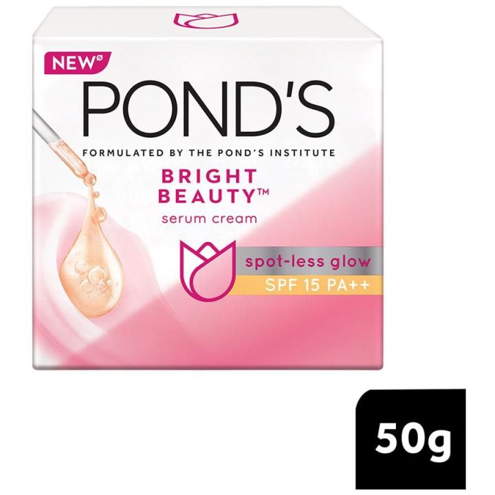 Pond's Bright Beauty Spot-less Glow SPF 15 PA+ + Serum Cream
