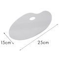 2 Pack Clear Acrylic Paint Palette 10 x 6 Inches Art Palette.