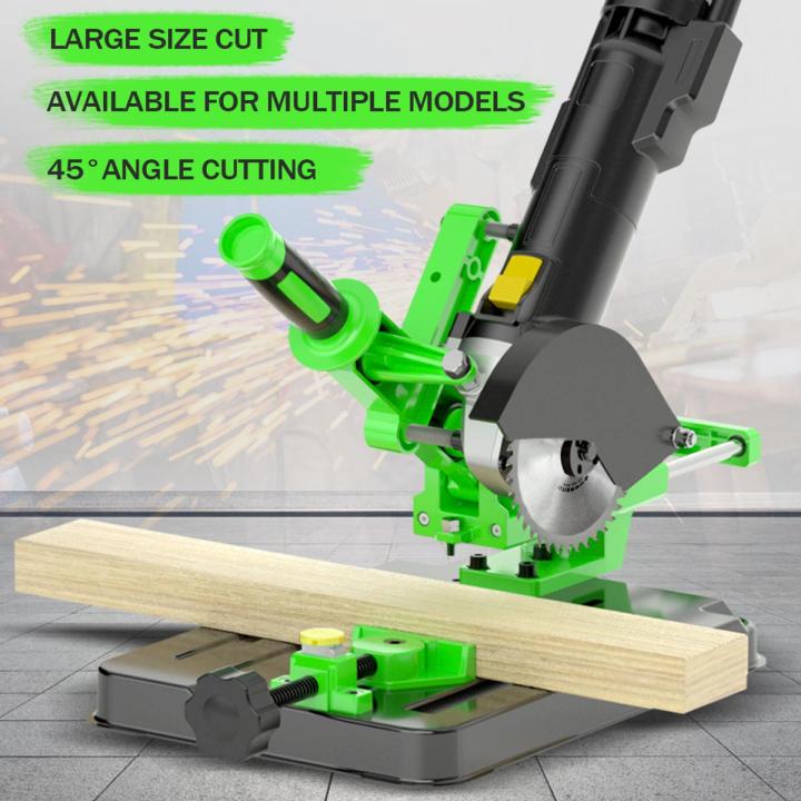 KOGEEK Angle Grinder Fixed Universal Bracket Polishing Machine Conversion Cutting Machine Table Saw Multifunctional Desktop Pull Rod Angle Grinding Machine Stand for 100 and 125 Angle Grinder