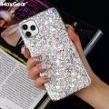 Glitter Phone Case For iPhone 13 12 11 Pro Max Luxury Soft Epoxy Crystal Cover For iPhone XR X S 6 6s 7 8 Plus SE Sequins Fundas. 