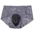Mens Crossdress Camel Toe Panties Sheer Lace Sissysimple Underwear Shaping Underpants Hiding Gaff Lingerie. 