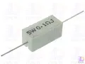 10Pcs 5Watt 0.1 Ohm WIREWOUND 5W 0.1 Ohm Ceramic Cement Power Wirewound Resistor 0.1 Ohm 5Watt Wire Wound 2Pin Leads Fixed Cement Resistor 5% Tolerance. 