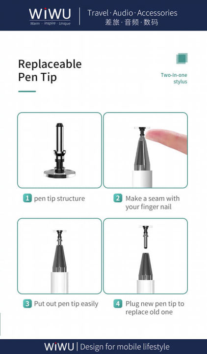 Wiwu%20Pencil%20One%202%20In%201%20Stylus%20Touch%20Pen%20-%20Stylus%20Pen%20-%20Image%206