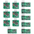 XY-MK-5V / XY-FST 315Mhz Rf Transmitter and Receiver Module Link Kit for Arduino/Arm/McU/Raspberry pi/Wireless DIY(6-pack). 