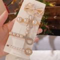 Hair Clip Set for Women-Luxury Fashion Korean Customized Vintage Alloy Pearl Hair Clips Bow Head Wedding Party Side Clip Use For All Type Of Hair. 