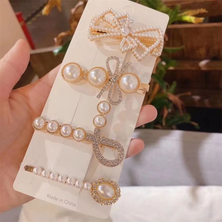 Hair%20Clip%20Set%20for%20Women-Luxury%20Fashion%20Korean%20Customized%20Vintage%20Alloy%20Pearl%20Hair%20Clips%20Bow%20Head%20Wedding%20Party%20Side%20Clip%20Use%20For%20All%20Type%20Of%20Hair%20-%20Image%205