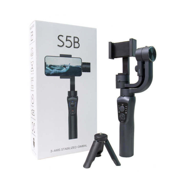 S5B%203%20Axis%20Bluetooth%20Handheld%20Gimbal%20Stabilizer%20Cellphone%20Video%20Record%20Smartphone%20Gimbal%20For%20Smartphone%20Action%20Camera%20-%20Image%206