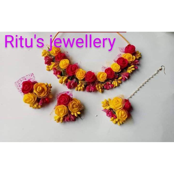 Artificial Jewellery Set holud ar Jewellery sets