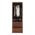 2 Part Almirah with coat hanger shelf & 2 Locker Drawer Alamary / Laminated Board Wardrobe2 Door Almira - Modern Home Furniture.