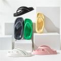 Summer Female Flip Flop Beach Outdoor Sandals Soft Home Slides Women's Thick Platform Slippers Women Men Non-Slip House Shoes.