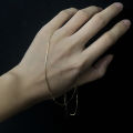 Flat Plated Stainless Steel Snake Chain Necklace For Men Boys. 
