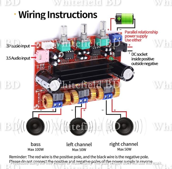 Teyleten%20Robot%20XH-M139%20TPA3116D2%202x50W+100W%202.1%20Channel%20Digital%20Audio%20Power%20Amplifier%20Board%20Amplifier%20AMP%20Subwoofer%20DC%2012-26V%20-%20Image%202