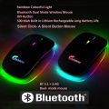 Rainbow Duel Mode Wireless Bluetooth Rechargeable Rgb Mouse - Mouse. 