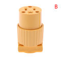 America B515PY/B515CY 15A US Industry Power Socket Plug Male Female 3 Pole Locked Wiring Connector Yellow Plug Socket Adaptor Eatop. 