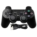 Black USB Wired Controller for PS3 Joystick Game Controller Joypad for PS3 Dual Vibration USB Gamepad for PS3 Games Console. 