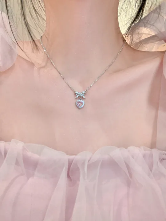 Stainless%20Steel%20Pendant%20Pink%20Love%20Chain%20Necklace%20-%20Image%206