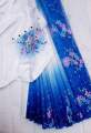 Ready Made Hand Paint Half Silk Sharee and Half Silk Panjabi For Combo Couple Dress. 