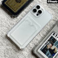 Wallet Phone Case for VIVO Y36 Y78 Liquid Silicone Protection Soft Shell Transparnet Cover for vivo Y36 Y78 Card Case Convenient.