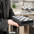 Magnetic Chess Extra large 12.5 Inch _ Black & White. 