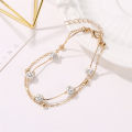 Modyle Bohemia 2pcs/set Anklets for Women Foot Accessories 2024 Summer Beach Barefoot Sandals Bracelet ankle on the leg Female. 