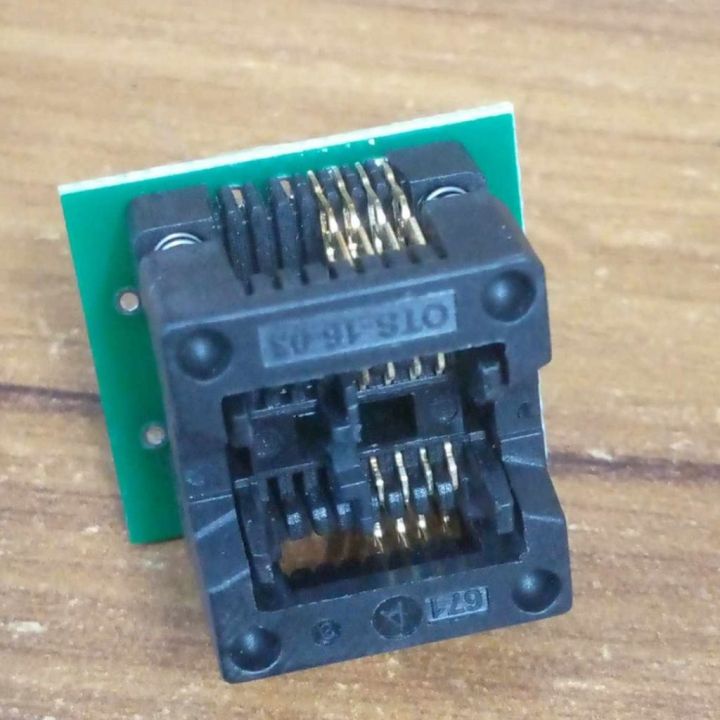 SOIC8%20SOP8%20To%20DIP8%20Programmer%20Adapters%20Socket%20Converter%20Module%20150mil%20For%2025xx%20EEPROM%20Flash%208%20Pin%20SMD%20Programming%20Leads%20-%20Image%207