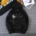 Harajuku Autumn Winter Wildflowe Dandelion Print Women Hoodies Casual Funny Hoodie For Lady Girl Long Sleeve Hoodies Female 2020. 