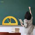 Math Geometry Equipment Triangle Big Size Multifunction Teaching Ruler for Engineering Protractor.