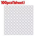 100Pcs Self Adhesive Door Stopper Rubber Damper Buffer Cabinet Bumpers Silicone Furniture Pads Cushion Protective Pads.