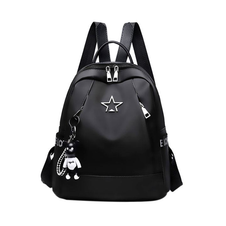 2020%20Women's%20Large-capacity%20Backpack%20Waterproof%20Oxford%20Cloth%20Backpack%20Fashion%20Students%20School%20Bag%20Solid%20Color%20-%20Image%203