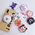 Air bag cell phone bracket Cute Phone Stand Finger Holder- multi color.