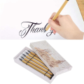 Bamboo -Qalam Pens, 5PCS Calligraphy Dip Pen, Vintage Handcrafted Calligraphy Pens (Round Nib Set). 