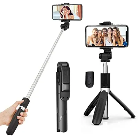 Xt%2002%20Selfie%20Stick%20Bluetooth%20Selfie%20Stick%20Tripod%20For%20Phone%203%20In%201%20Wireless%20Monopod%20For%20Smartphone%20Mobile%20Foldable%20Handheld%20-%20Image%203