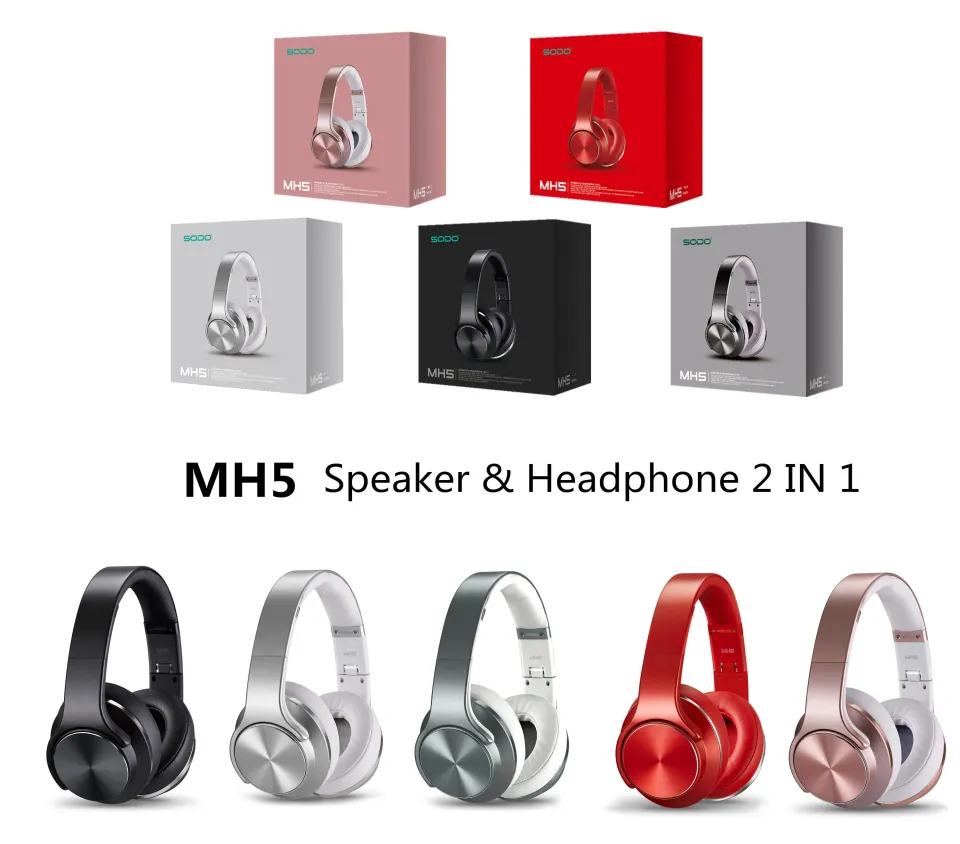SODO MH-5 Wireless Headphones Speakers in HiFi Stereo