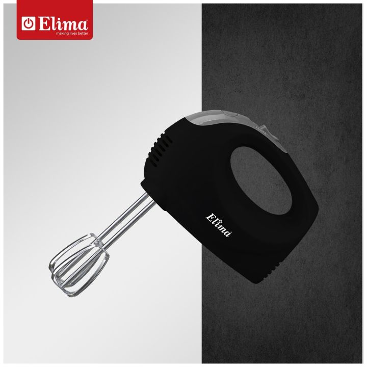 Elima EM-HM606 Electric Hand Mixer & Egg Beater | 250W Powerful Motor, 7 Speed Control