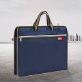 THE IDOL Waterproof High Capacity Filing Products Student Portfolio Bag Conference Bag Organizer Bag Business Handbag File Organizer Package Business Storage Bag A4 File Bag Briefcase Canvas.