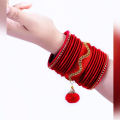 Silk thread reshmi bangle Curi bracelets for women and girls fashion. 