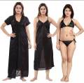 4-Part Night Dress for Women - A Perfect Nightwear Set for Comfort and Style - Elevate Your Sleepwear Collection. 