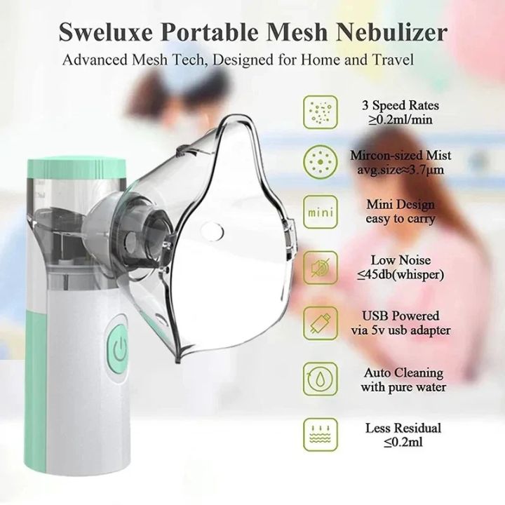Portable Mesh Nebulizer JSL – W303 | Daraz.com.bd