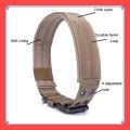 VibeVendor Pet K9 Tactical Dog Collar Adjustable Double Buckle German Shepherd Training Large Medium Dogs Accessories.