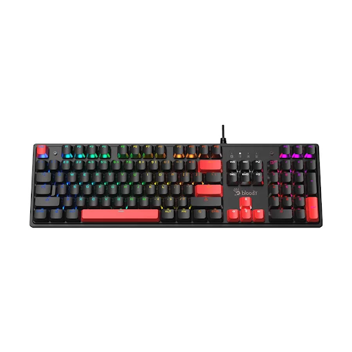 A4tech Bloody S510R RGB (Blue Switch) Wired Fire Black Mechanical Gaming Keyboard